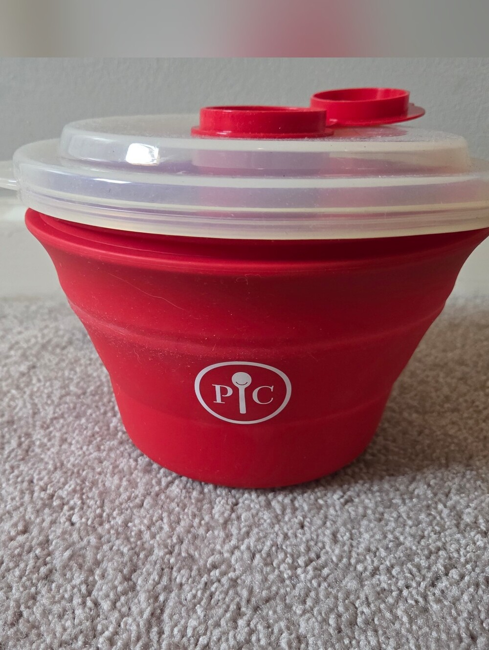 Silicone Popcorn Microwave Cooker with Lid